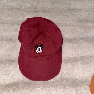 Maroon Mickey Mouse Cap